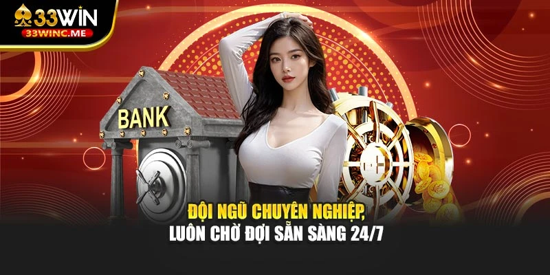 Đội ngũ chuyên nghiệp, luôn chờ đợi sẵn sàng 24/7